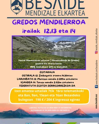 GREDOS MENDILERROA